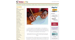 Desktop Screenshot of firechildren.org